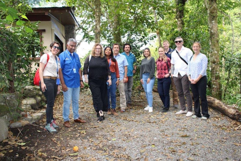 Delegación de la Universidad de Texas, en Austin, visita proyectos del Circuito del Café en Chiriquí